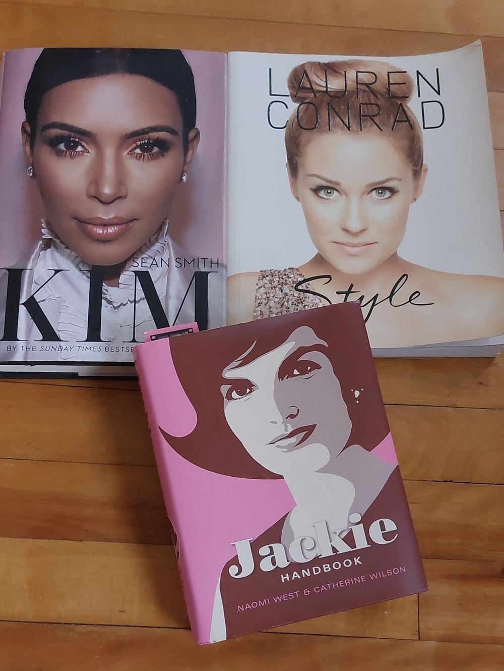 Celebrity Icon Book Bundle: Kim K, Jackie O, Lauren Conrad Lot Of 3